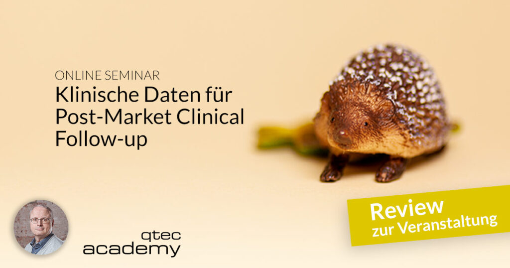 Kostenfreies qtec qompakt Webinar: Klinische Daten für PMCF