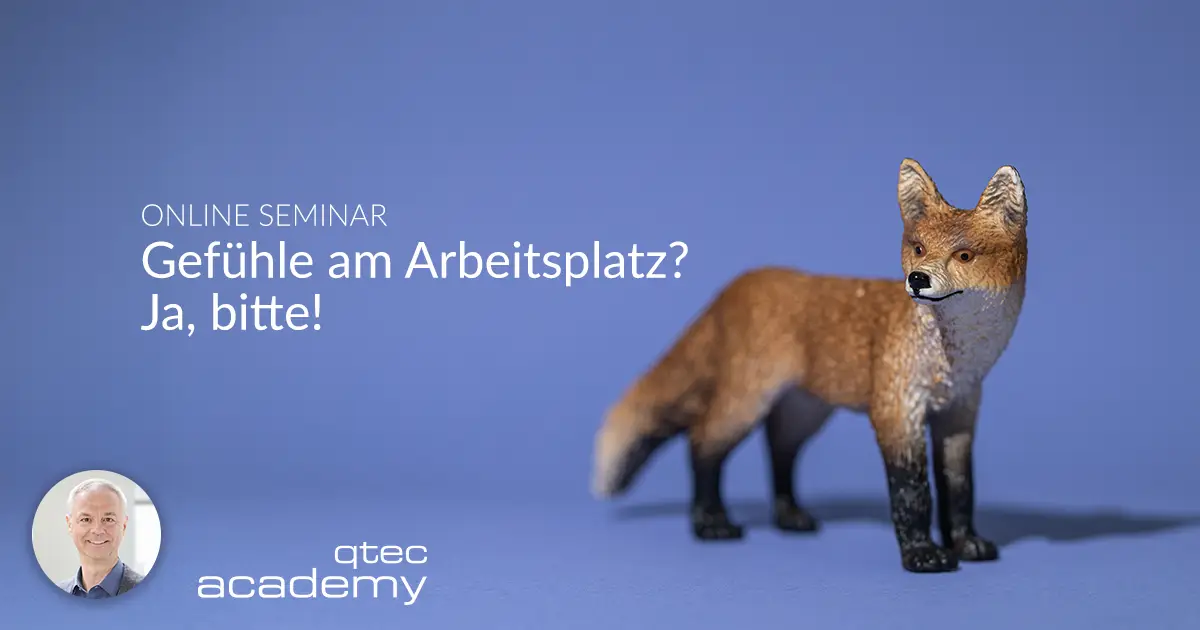 qtec Academy | Gefühle am Arbeitsplatz? Ja bitte!
