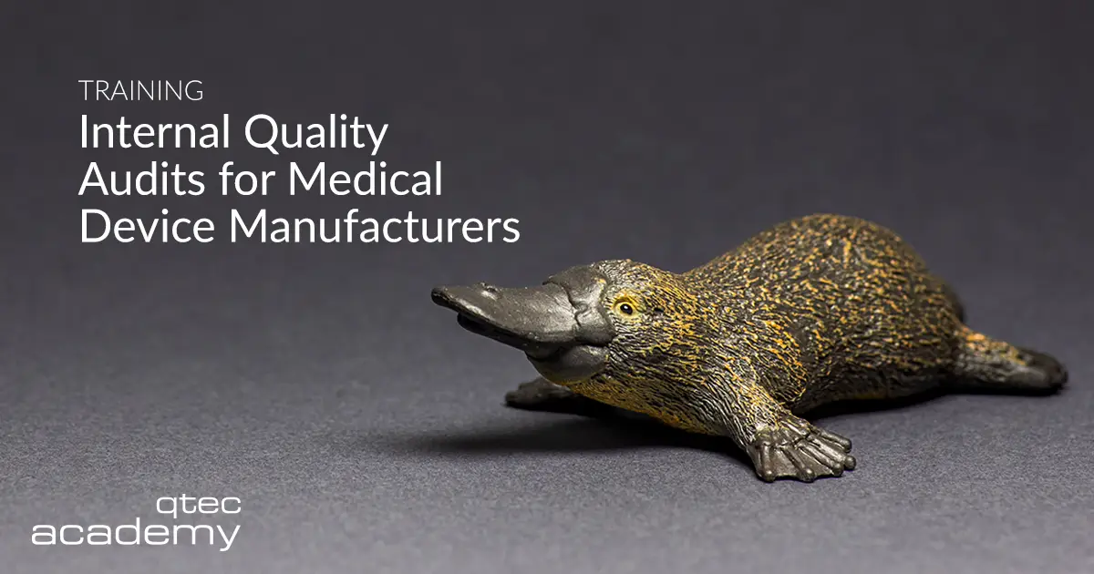 qtec Academy | Internal Quality Audits for Medical Device Manufacturers