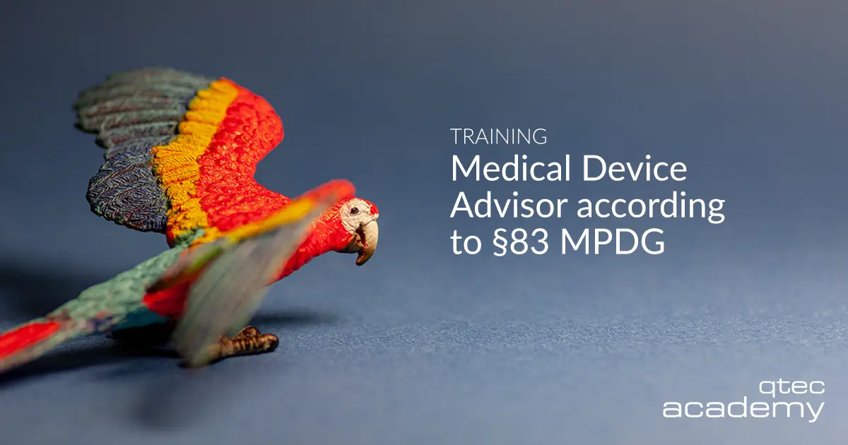 qtec Academy | Medical Device Advisor according to §83 MPDG