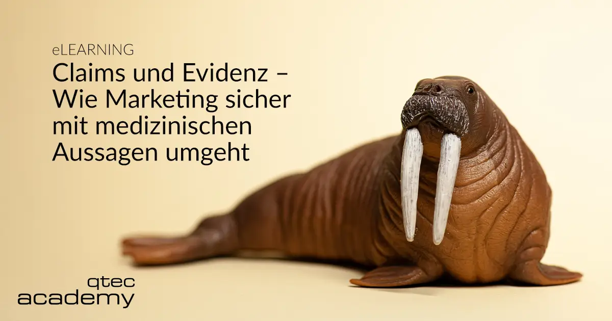 qtec Academy | Claims und Evidenz – Wie Marketing sicher mit medizinischen Aussagen umgeht
